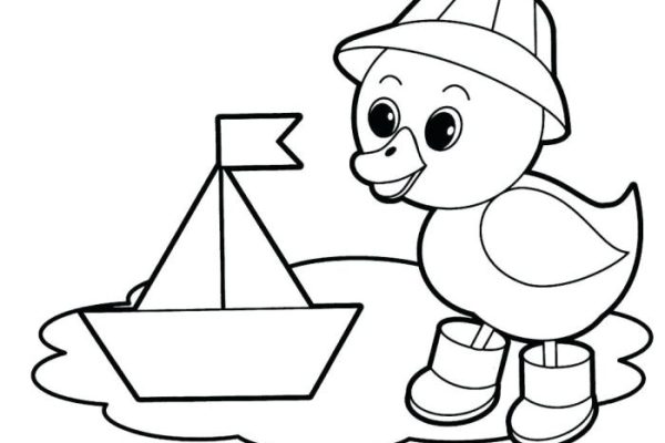 Coloring pages easy animals