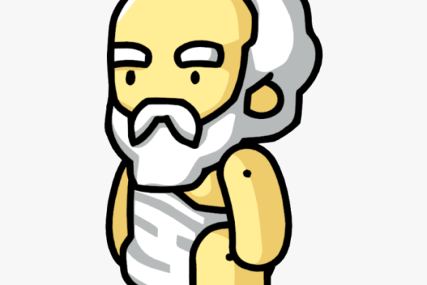 Socrates drawing easy no background