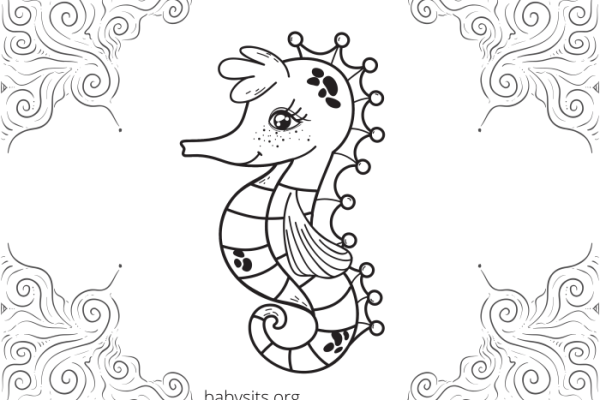 Coloring pages sea animals printable