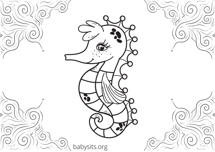 Coloring pages sea animals printable