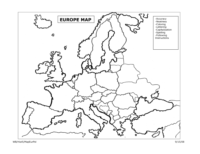 European animals coloring pages