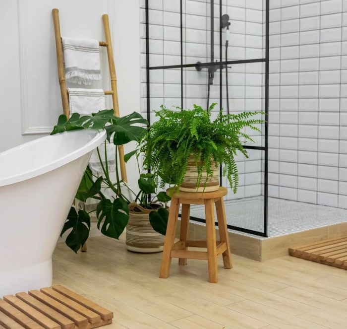 Zen spa bathroom decor