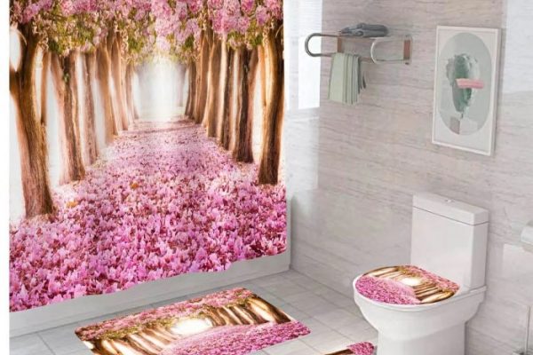 Camo bathroom decor sets