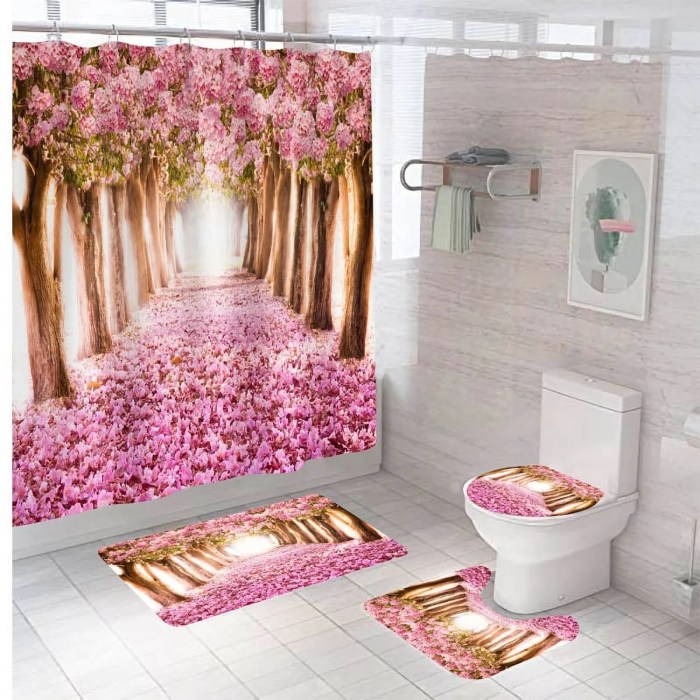 Camo bathroom decor sets