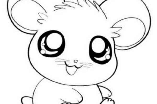 Cartoon cute animals coloring pages to print