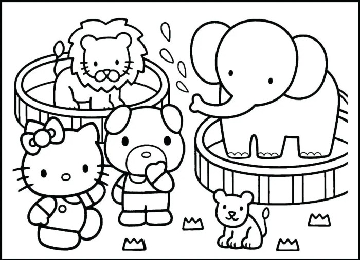 Cute coloring pictures printable kids animal