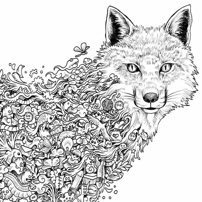 Animal coloring pages pack