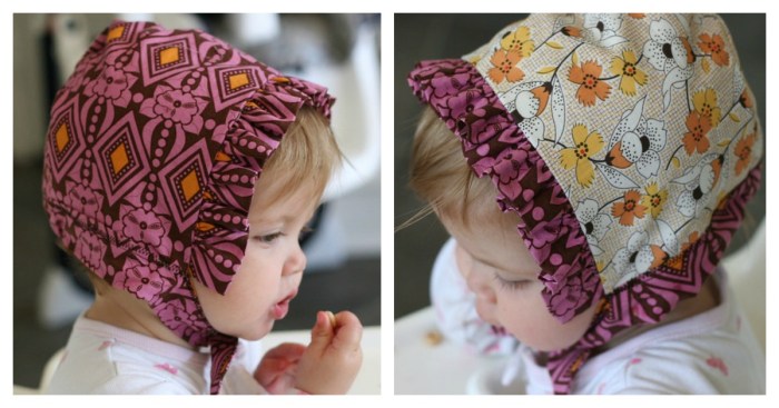 Bonnet sunbonnet purl