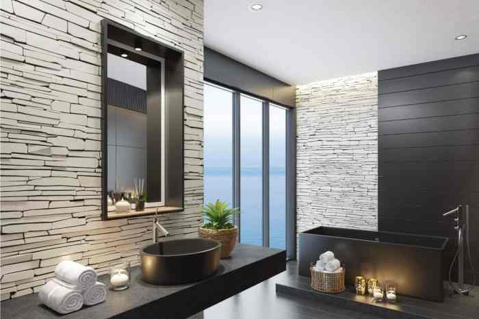 Zen spa bathroom decor