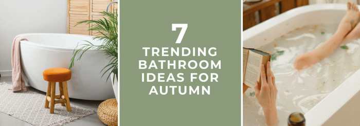 Fall decor for bathrooms