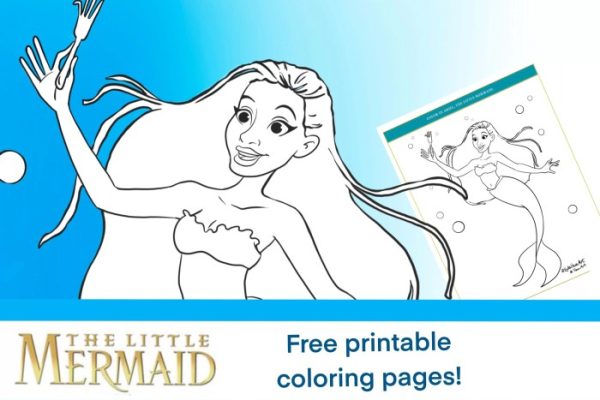 Disney art of animations ariel coloring pages