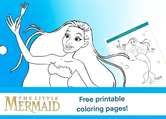 Disney art of animations ariel coloring pages