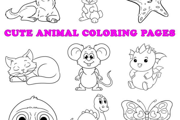 European animals coloring pages