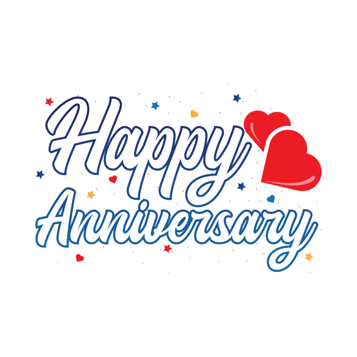 Easy anniversary drawing in bubble letters