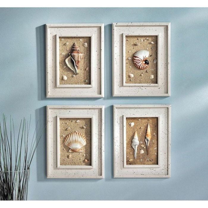 Beach wall decor for bathroom