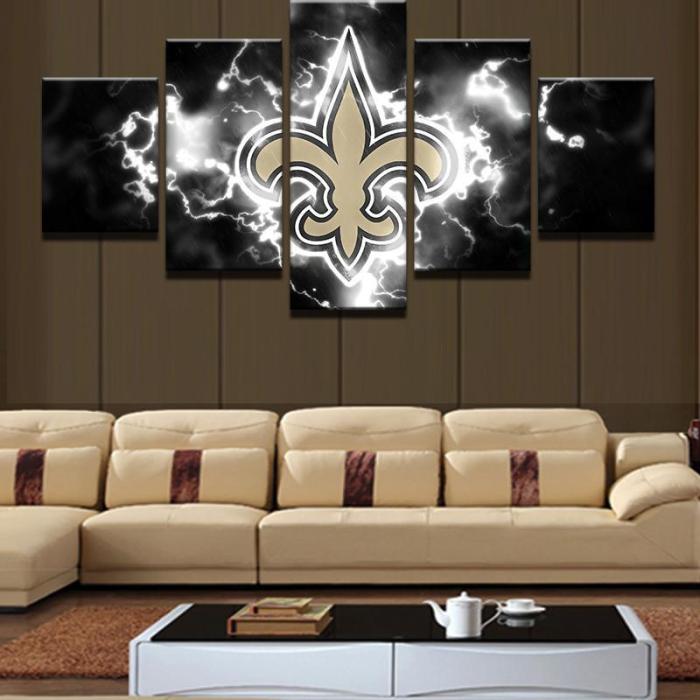 New orleans saints bathroom decor