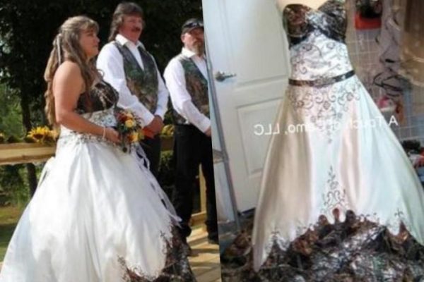 Camo wedding dresses plus size