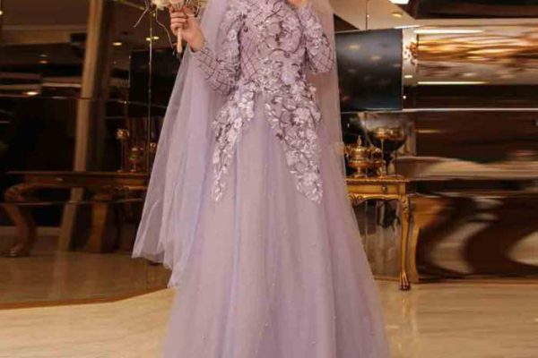 Bridal muslim wedding dress