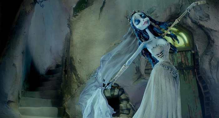 Emily corpse bride wedding dress