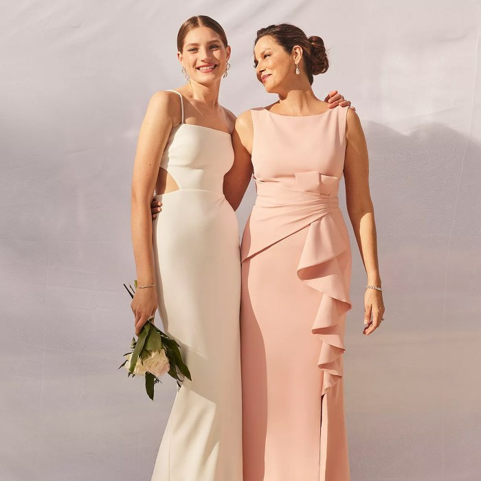 Elegant wedding dresses for mother of the bride