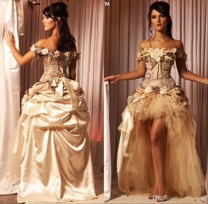 Victorian inspired wedding dresses